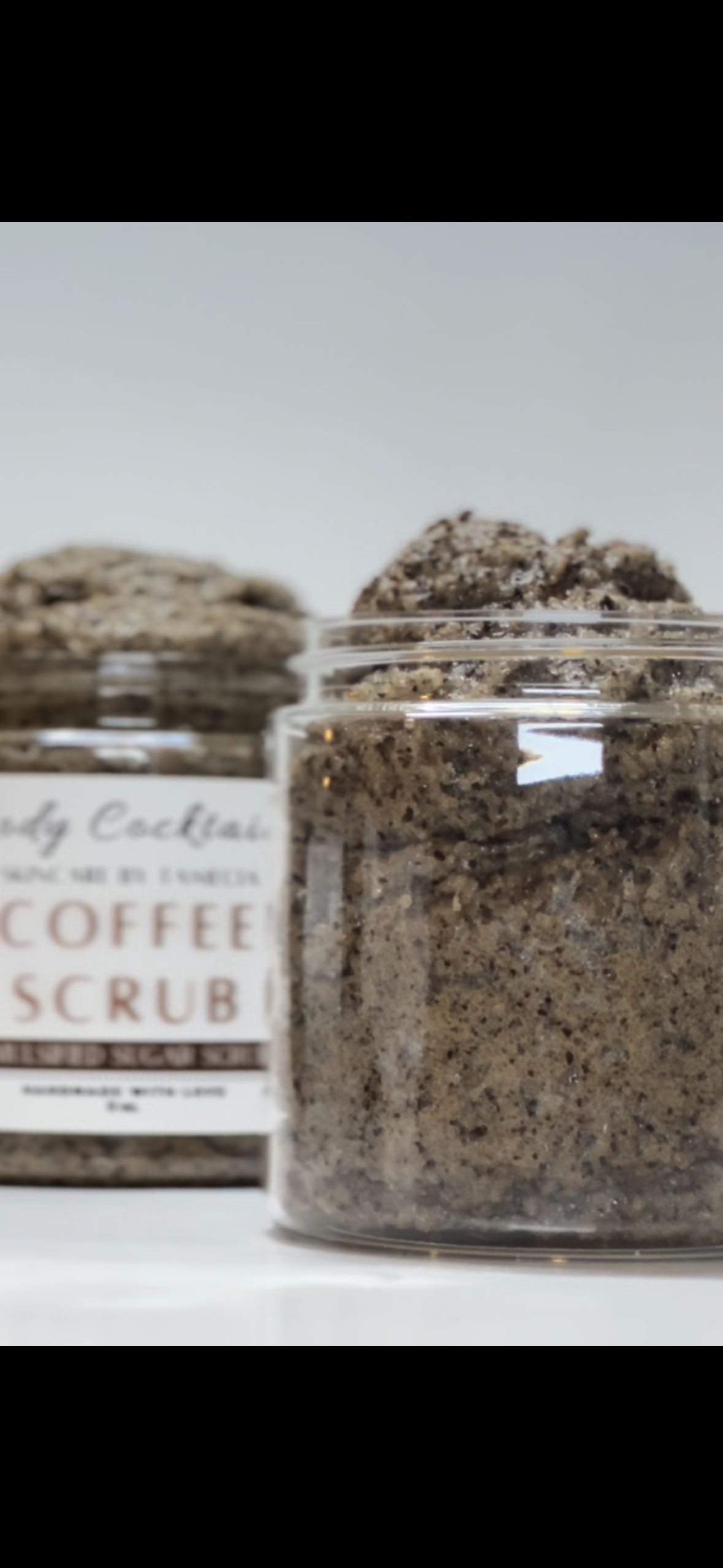Emulsifed Coffee Sugar Scrub