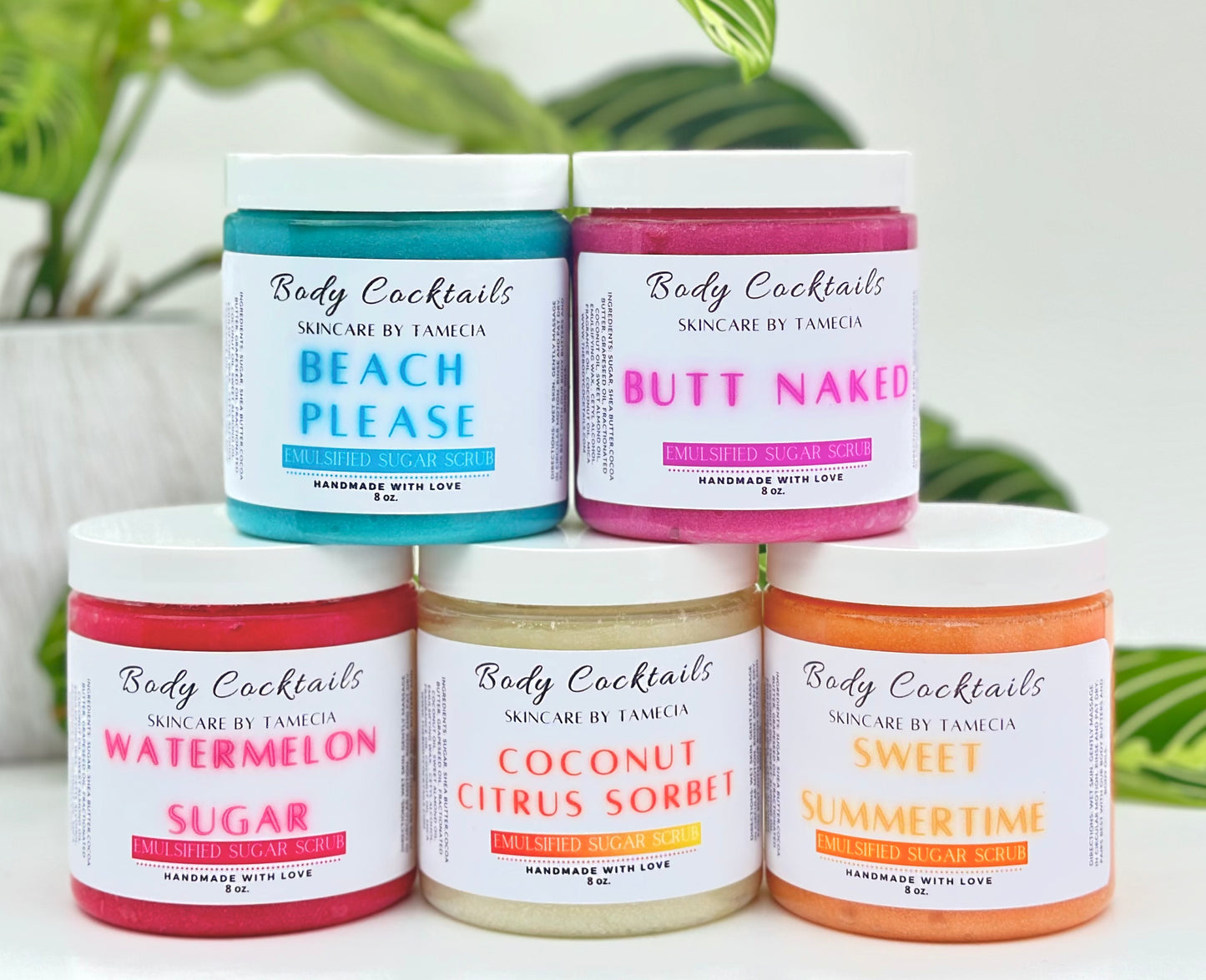 Coconut Citrus Sorbet Emulsified Sugar Scrub