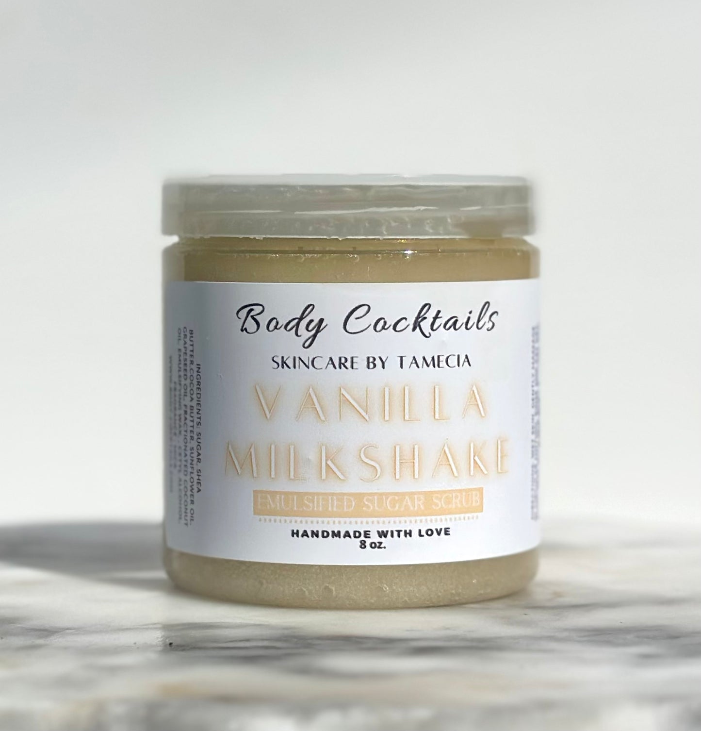 Vanilla Milkshake Emulsified Sugar Scrub