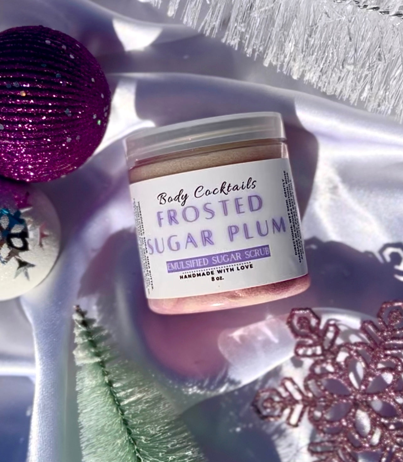 Frosted Sugar Plum Sugar Scrub