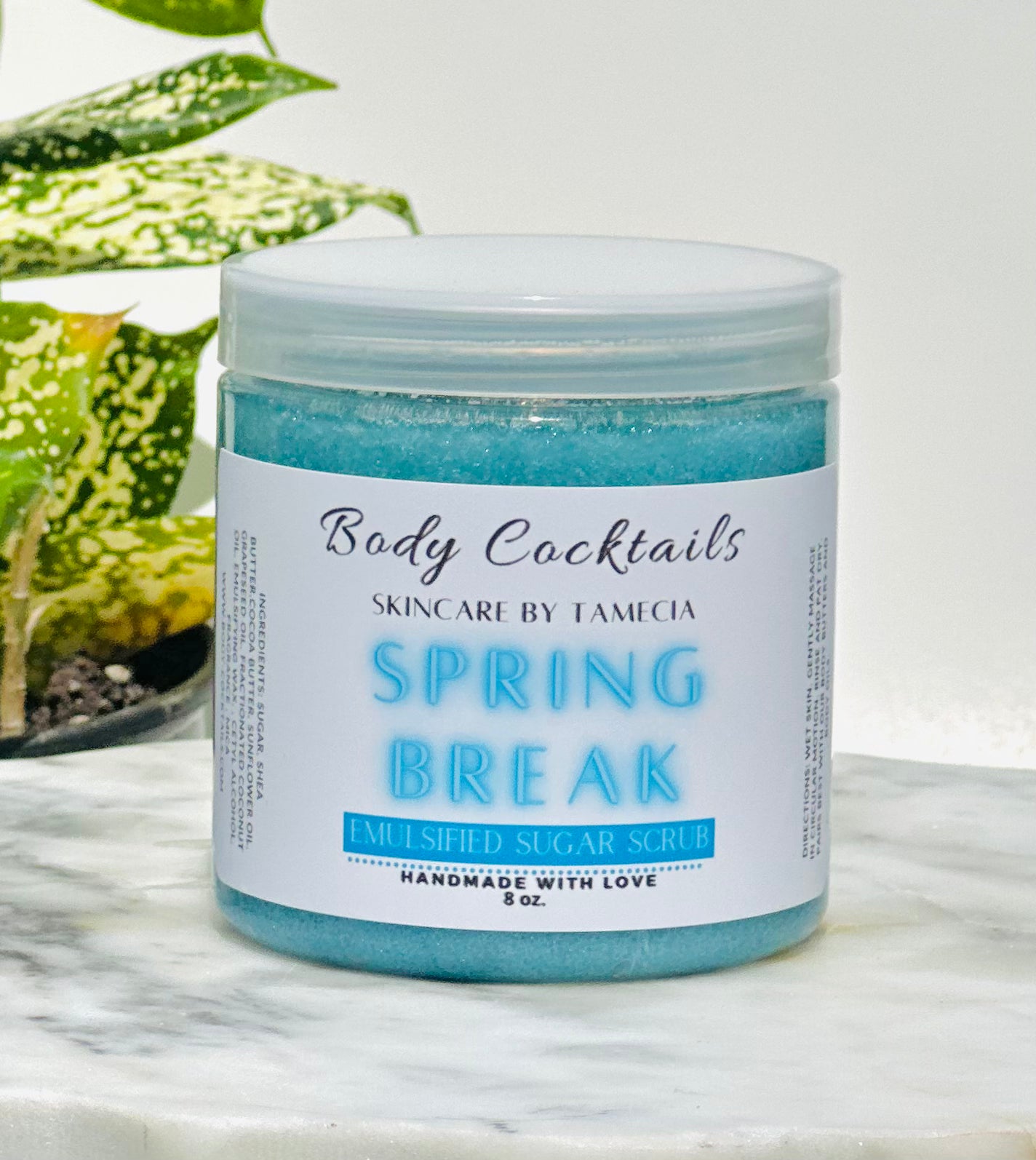 Spring Break Emulsified Sugar Scrub