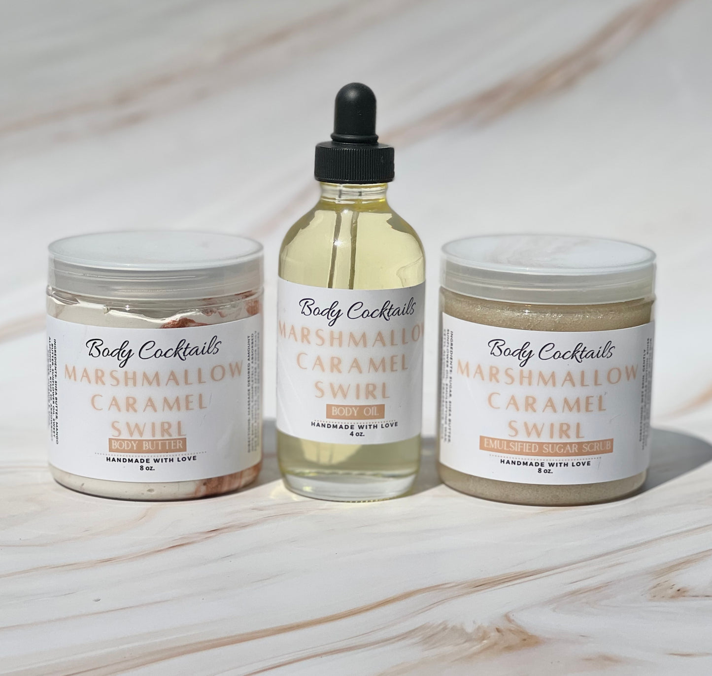 Marshmallow Caramel Swirl Sugar Scrub