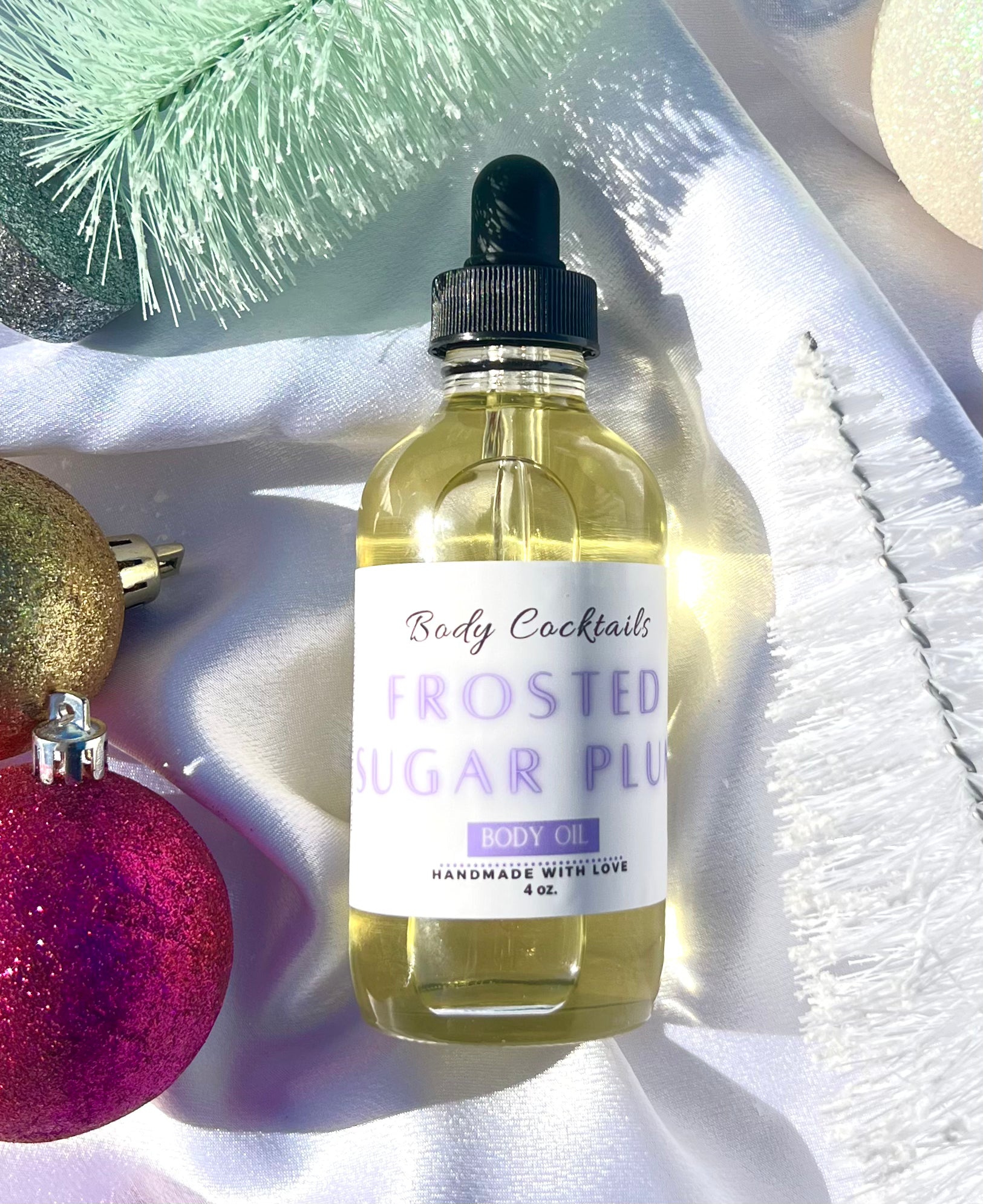 Frosted Sugar Plum Body Oil - Main Image
