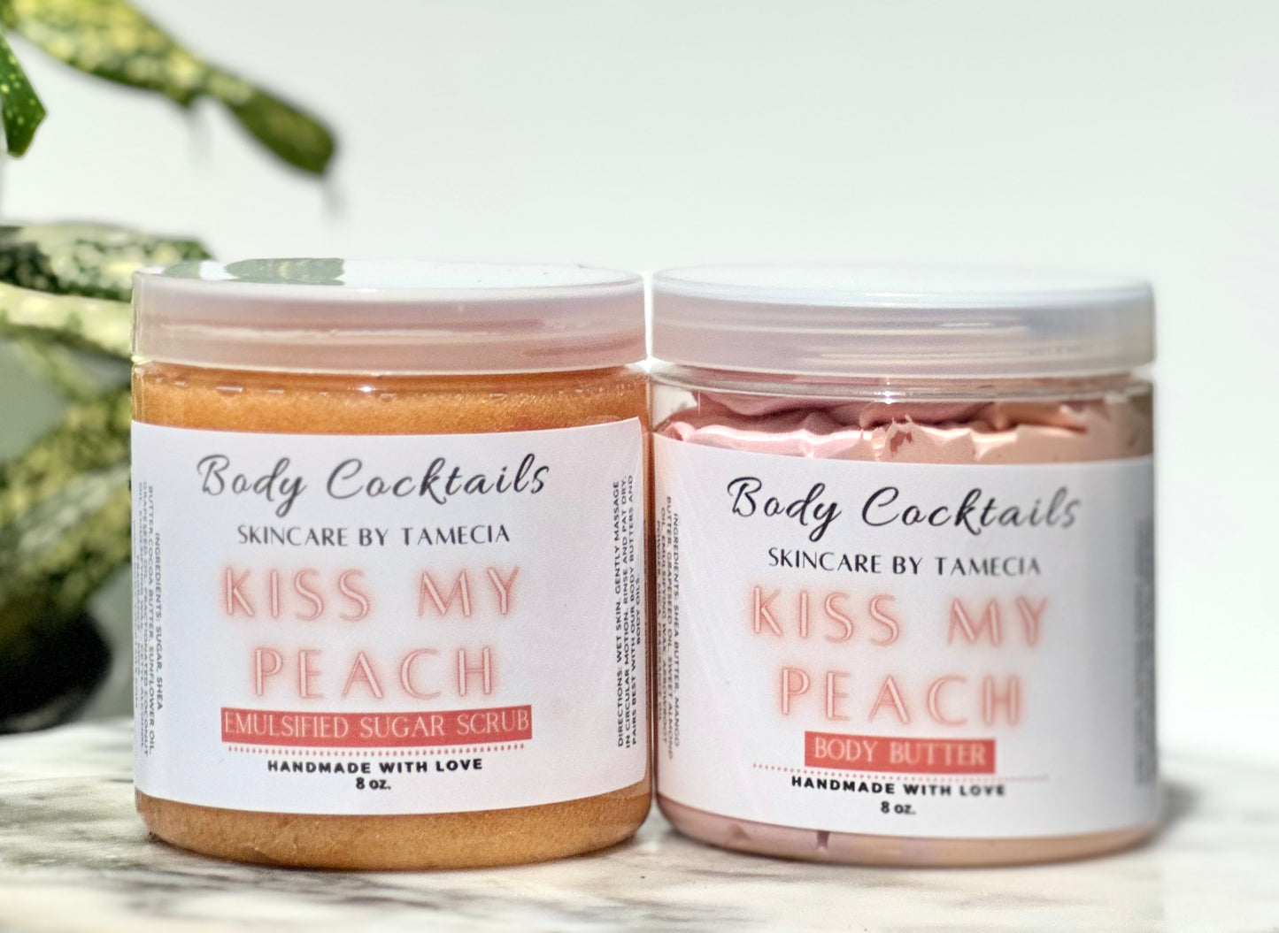 Kiss My Peach Emulsified Sugar Scrub