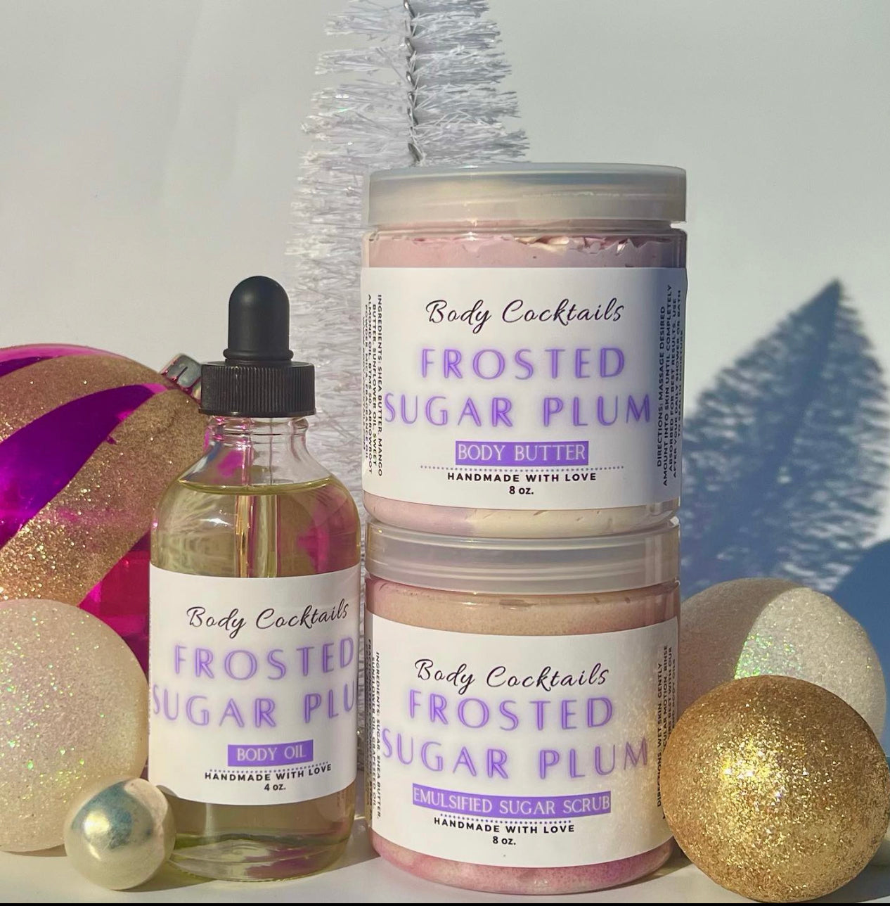 Frosted Sugar Plum Sugar Scrub