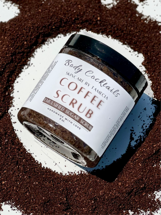 Emulsifed Coffee Sugar Scrub